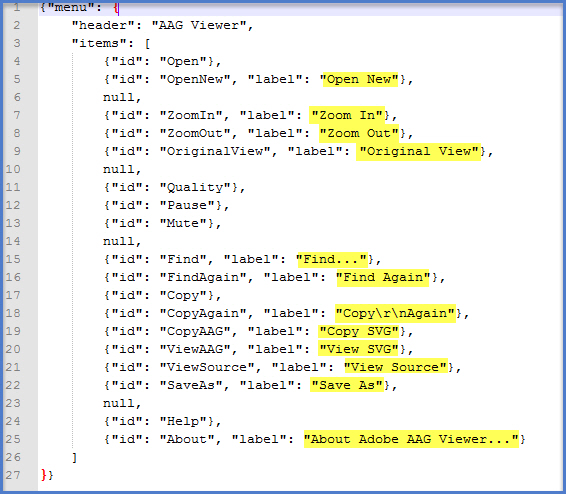 Localizing JSON Files