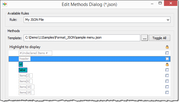 Require json file