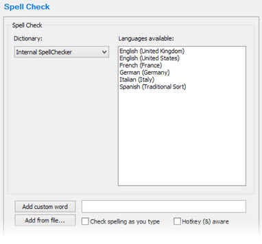 microsoft word spell check in french
